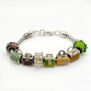 Vintage Handbag Charm Bracelet